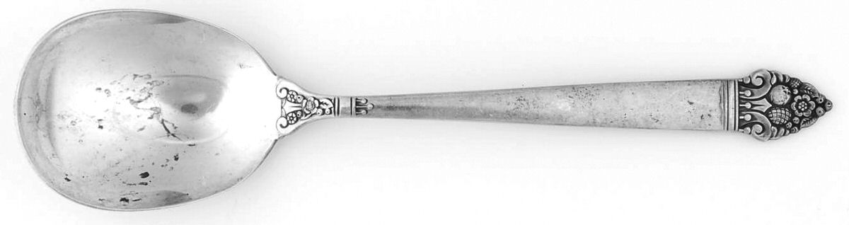 King Cedric (Sterling, 1949) Sugar Spoon by Oneida Silver-1