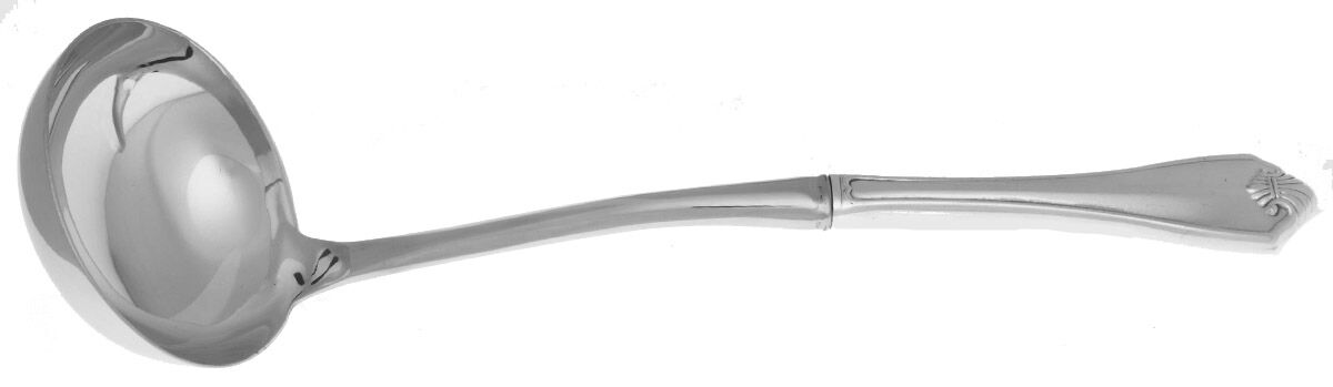 King James (Silverplate, 1985) Soup Ladle with Stainless Bowl HC by Oneida Silver-1