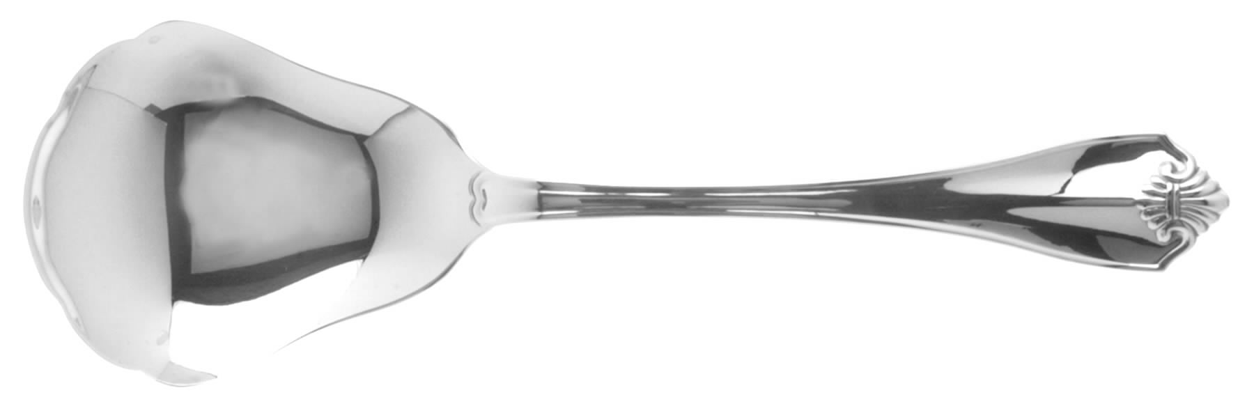 King James (Silverplate, 1985) Solid Smooth Casserole Spoon by Oneida Silver-1