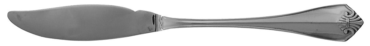 King James (Silverplate, 1985) Individual Solid Fish Knife by Oneida Silver-1