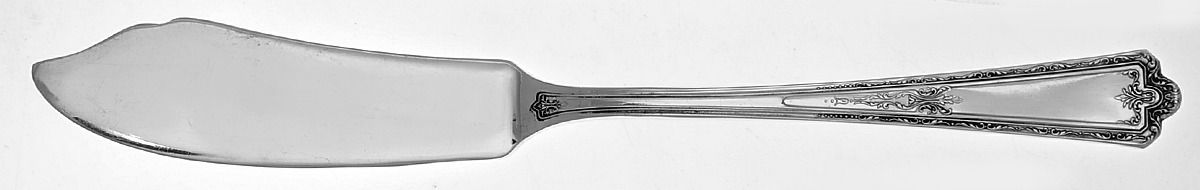 Kingston (Silverplate, 1929) Flat Handle Master Butter Knife by Oneida Silver-1