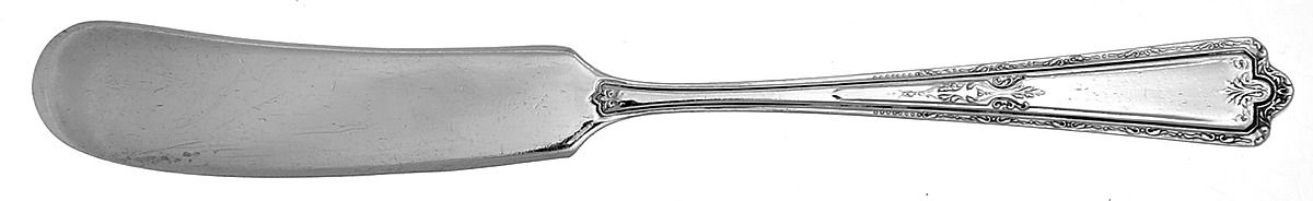 Kingston (Silverplate, 1929) Flat Handle Butter Spreader by Oneida Silver-1