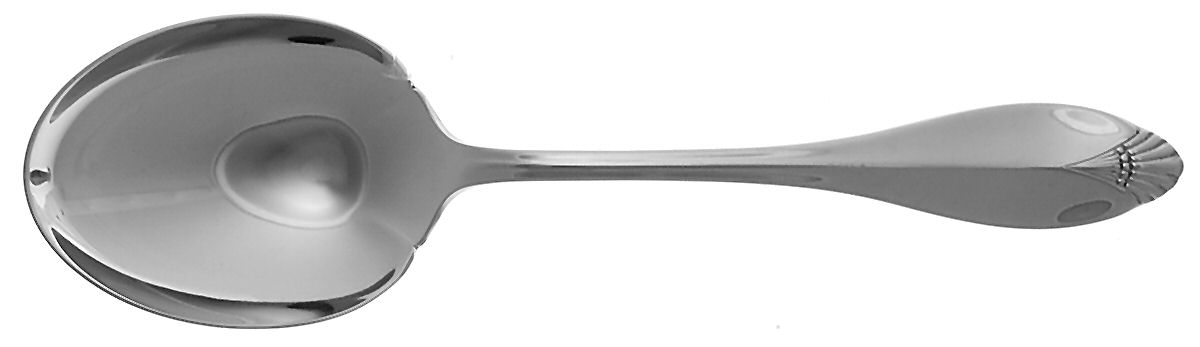 Kingswood (Stainless) Solid Smooth Casserole Spoon by Oneida Silver-1