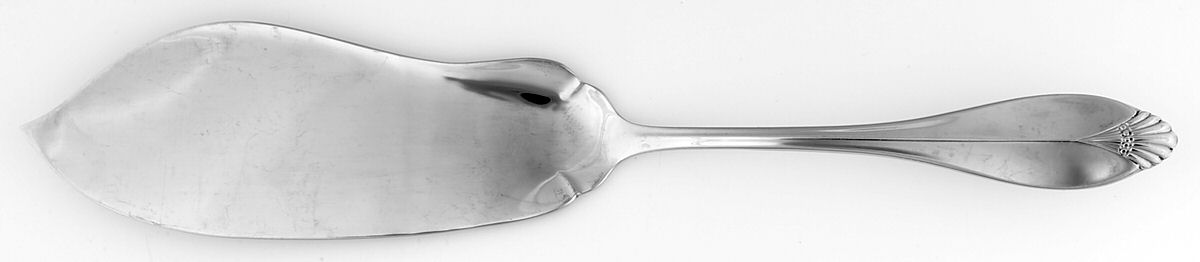 Kingswood (Stainless) Large Solid Fish Serving Knife by Oneida Silver-1