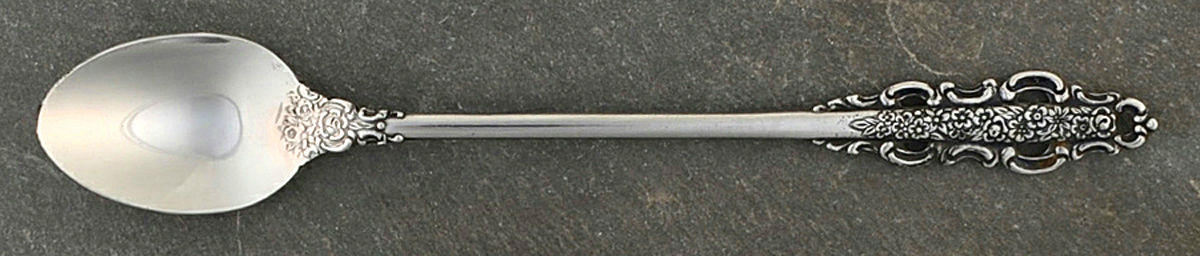 Kings & Queens (Stainless) Iced Tea Spoon by Oneida Silver-1