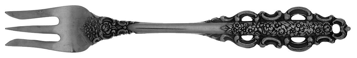 Kings & Queens (Stainless) Cocktail/Seafood Fork by Oneida Silver-1