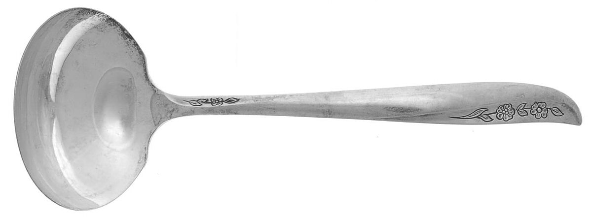 Lady Catherine (Silverplate, 1962) Solid Gravy Ladle by Oneida Silver-1