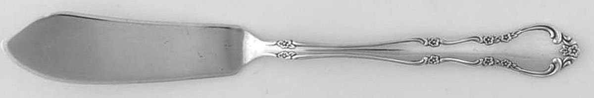 Lady Emily (Silverplate, 1961) Flat Handle Master Butter Knife by Oneida Silver-1
