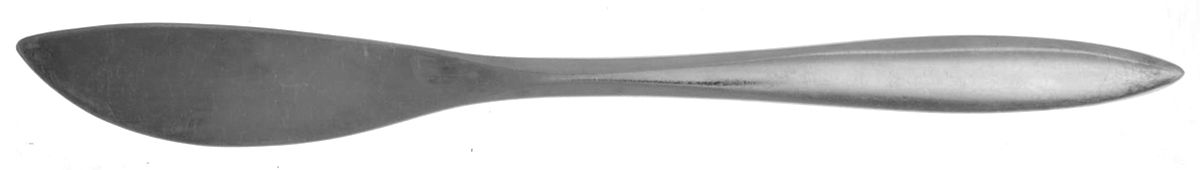 Lady Empire (Silverplate, 1963) Flat Handle Butter Spreader by Oneida Silver-1