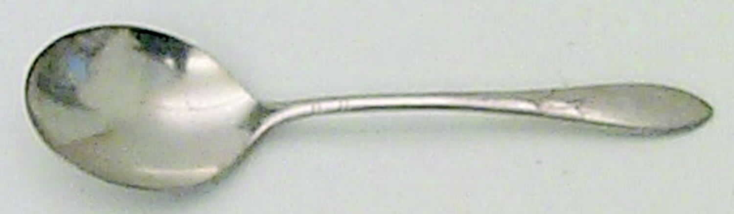 Lady Hamilton (Silverplate, 1932) Round Bowl Soup Spoon (Cream Soup) by Oneida Silver-1