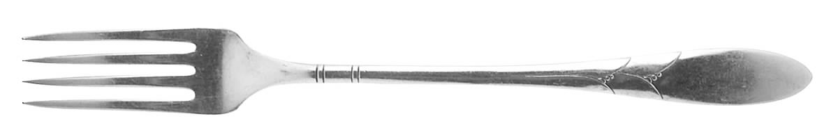 Lady Hamilton (Silverplate, 1932) Grille Fork (Viande) by Oneida Silver-1