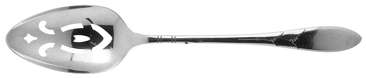 Lady Hamilton (Silverplate, 1932) Pierced Tablespoon (Serving Spoon) by Oneida Silver-1