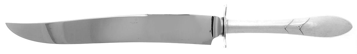 Lady Hamilton (Silverplate, 1932) Large Stainless Blade Roast Carving Knife by Oneida Silver-1