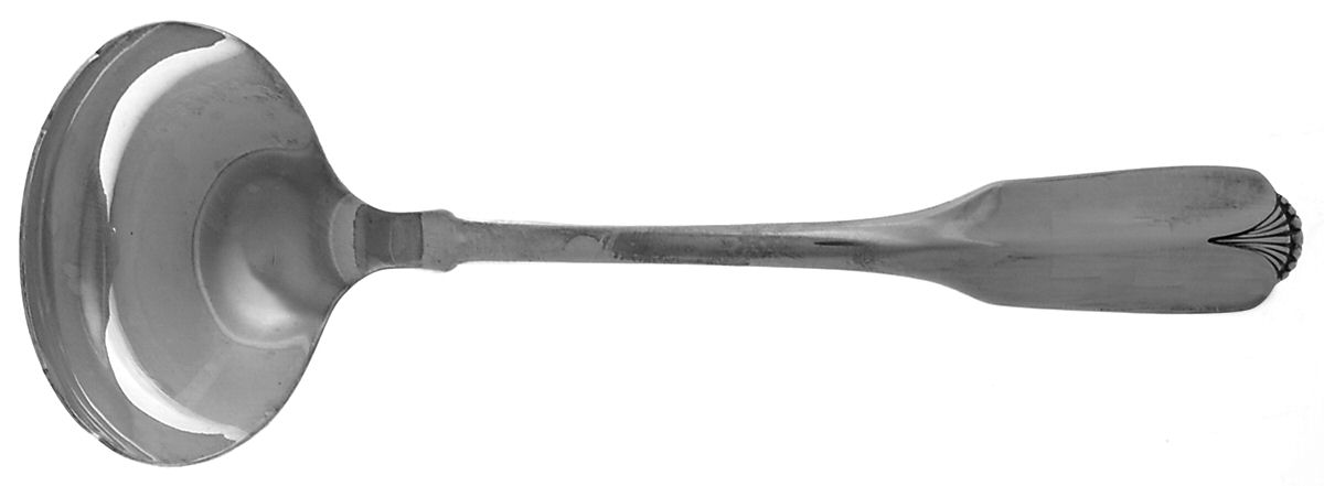 Lady Hamilton (Silverplate, 1985) Solid Gravy Ladle by Oneida Silver-1