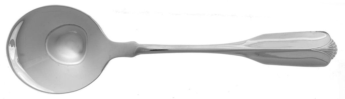 Lady Hamilton (Silverplate, 1985) Round Bowl Soup Spoon (Cream Soup) by Oneida Silver-1
