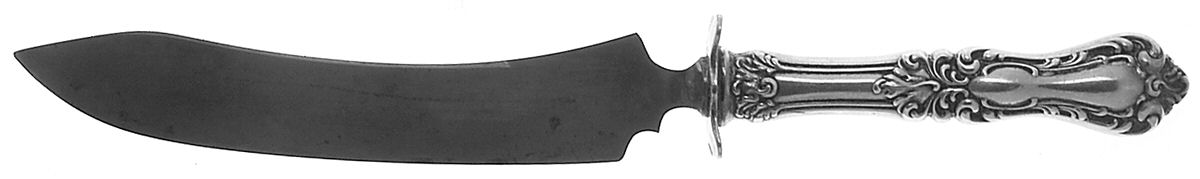 Lakewood-Warren (Silverplate, 1901) Small Steak Carving Knife with Stainless Blade by Oneida Silver-1