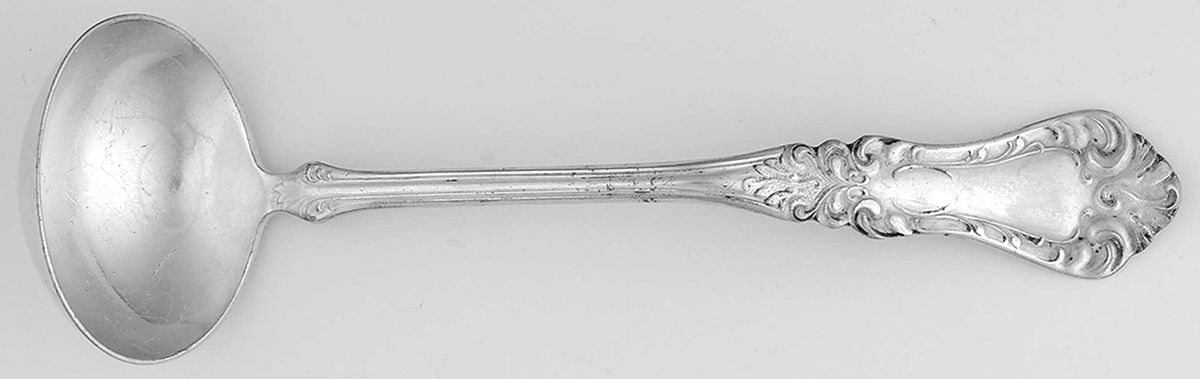 Lakewood-Warren (Silverplate, 1901) Solid Piece Cream Ladle by Oneida Silver-1