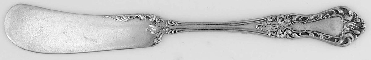 Lakewood-Warren (Silverplate, 1901) Flat Handle Butter Spreader by Oneida Silver-1