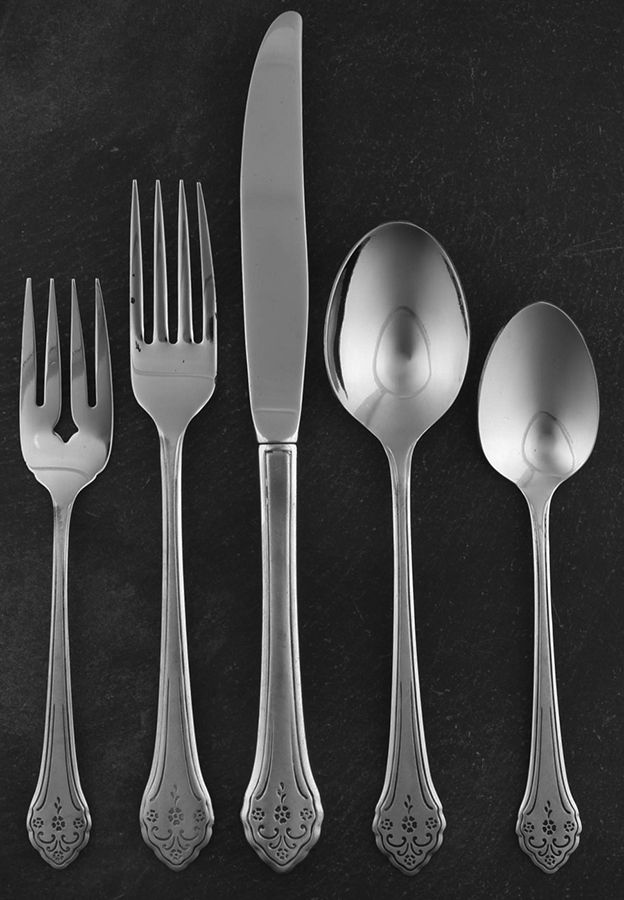 Lakewood (Stainless) 5 Piece Place Setting by Oneida Silver-1