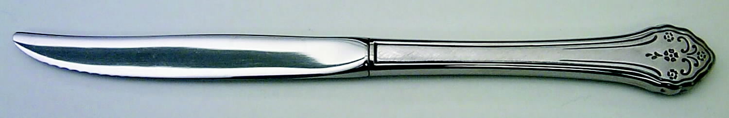 Lakewood (Stainless) Individual Steak Knife Hollow Handle by Oneida Silver-1