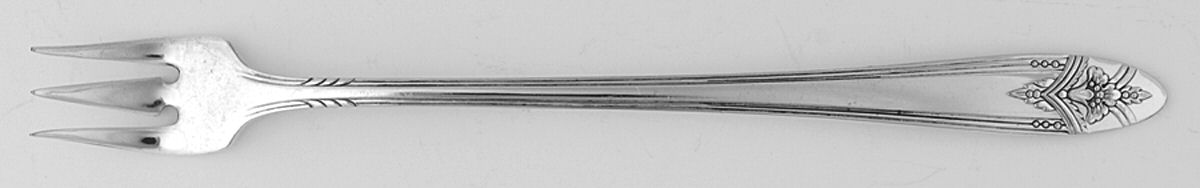 La Ronnie (Silverplate, 1945) Cocktail/Seafood Fork by Oneida Silver-1