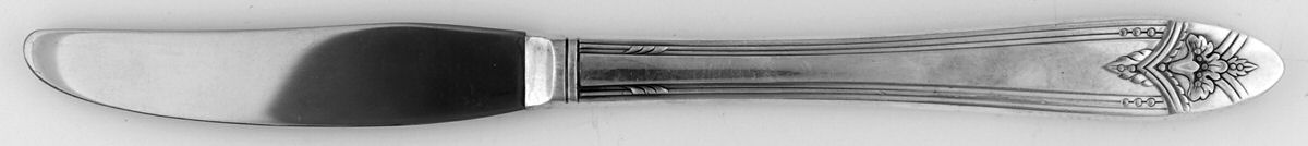 La Ronnie (Silverplate, 1945) Modern Hollow Grille Knife by Oneida Silver-1