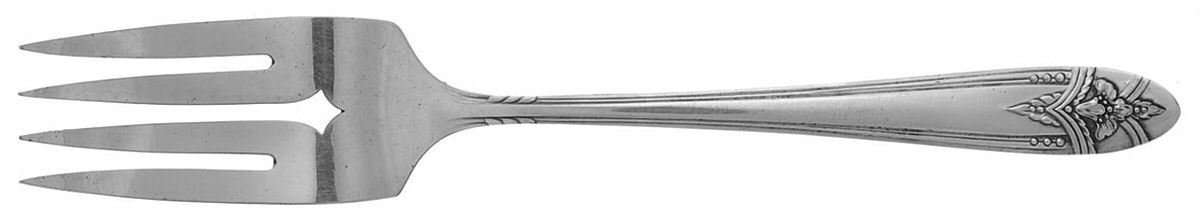 La Ronnie (Silverplate, 1945) Individual Salad Fork by Oneida Silver-1