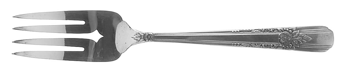 La Rose (Silverplate, 1938) Individual Salad Fork by Oneida Silver-1