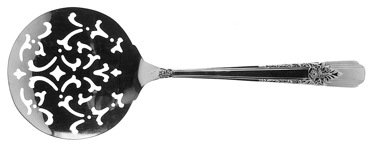 La Rose (Silverplate, 1938) Tomato Server, Solid Piece by Oneida Silver-1