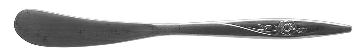 Lasting Rose (Stainless) Flat Handle Butter Spreader by Oneida Silver-1