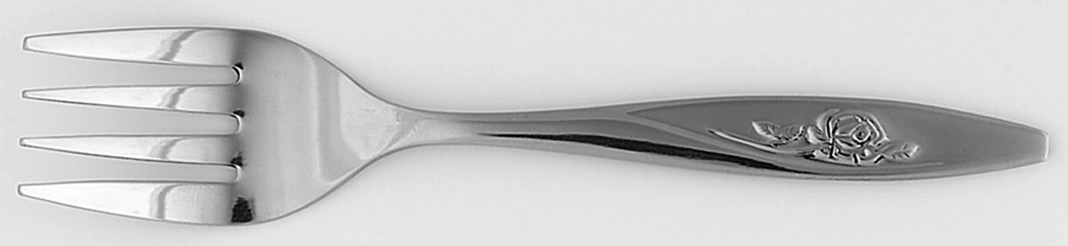Lasting Rose (Stainless) Baby Fork by Oneida Silver-1