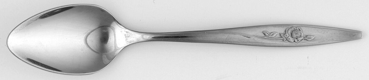 Lasting Rose (Stainless) Demitasse Spoon by Oneida Silver-1
