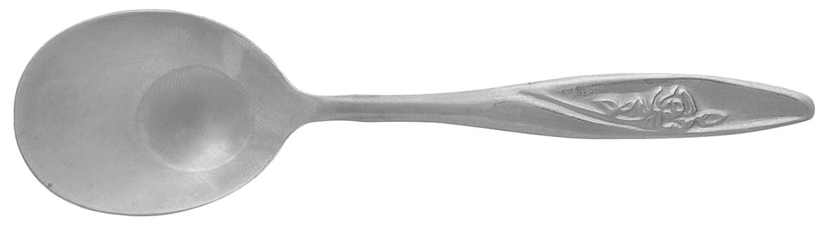 Lasting Rose (Stainless) Spoon-Baby/Straight Handle by Oneida Silver-1
