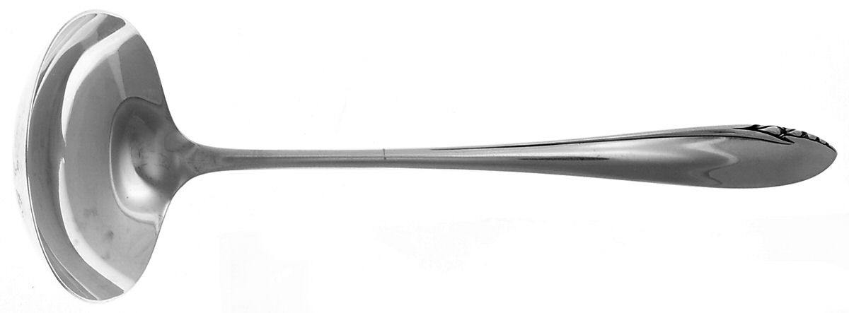 Lasting Spring (Sterling, 1949) Solid Piece Cream Ladle by Oneida Silver-1