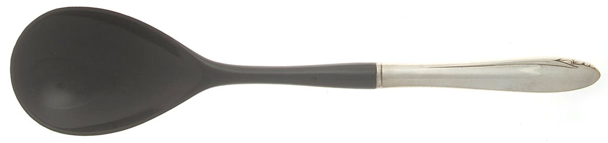Lasting Spring (Sterling, 1949) Salad Serving Spoon with Plastic Bowl by Oneida Silver-1