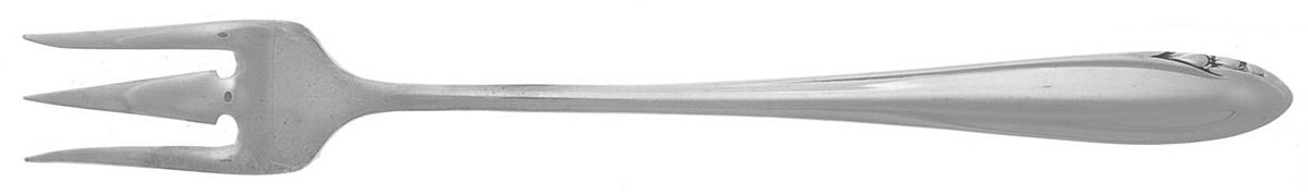 Lasting Spring (Sterling, 1949) Short Handle Pickle/Olive Fork by Oneida Silver-1