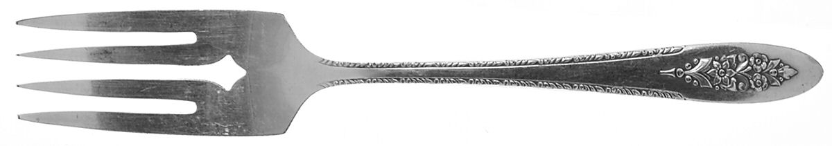 Lady Stuart (Silverplate, 1949) Individual Salad Fork by Oneida Silver-1