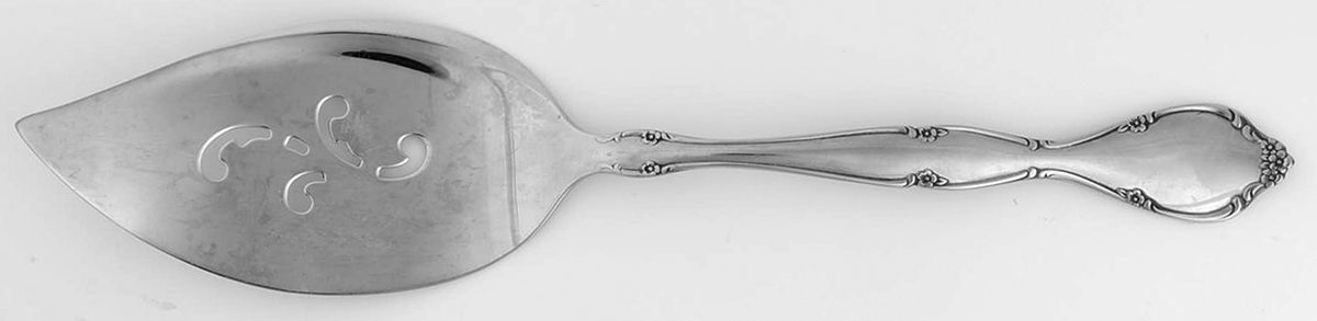 Lakewood-Tuxedo (Stainless, S.S.S.) Pierced All Stainless Pie Server by Oneida Silver-1