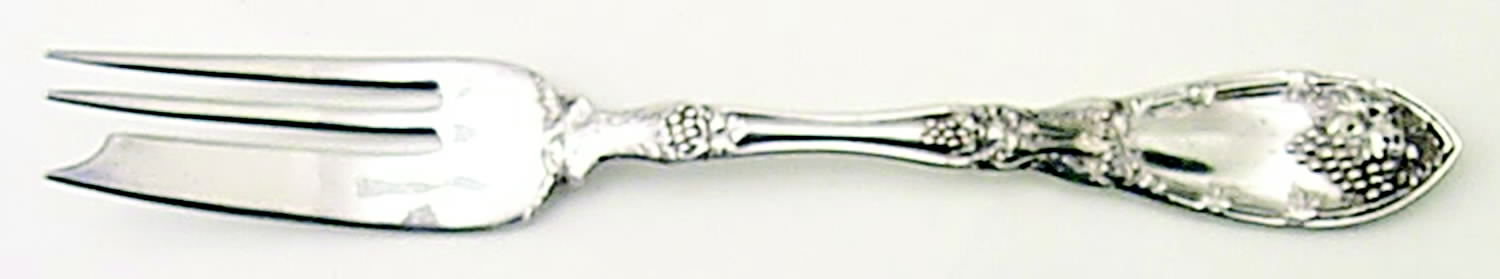 La Vigne (Silverplate, 1908) Individual Pie Fork by Oneida Silver-1