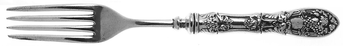 La Vigne (Silverplate, 1908) Hollow Handle Fork by Oneida Silver-1