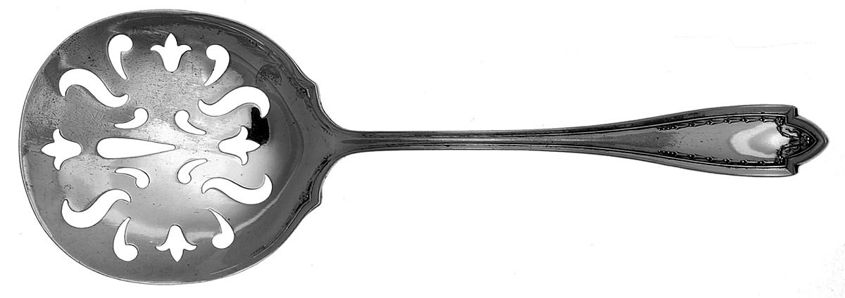 Leona (Silverplate, 1910) Tomato Server, Solid Piece by Oneida Silver-1