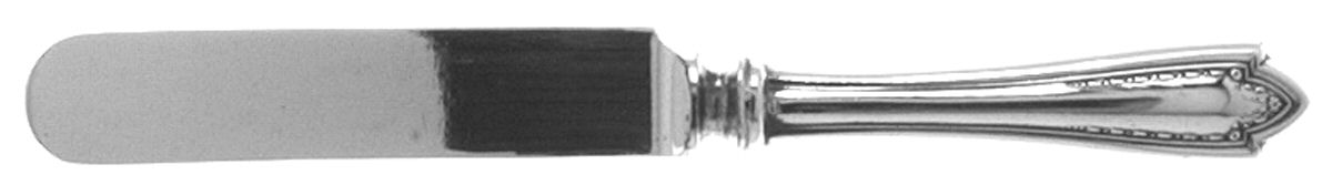 Leona (Silverplate, 1910) Blunt Hollow Handle Butter Spreader (Slvplt) by Oneida Silver-1