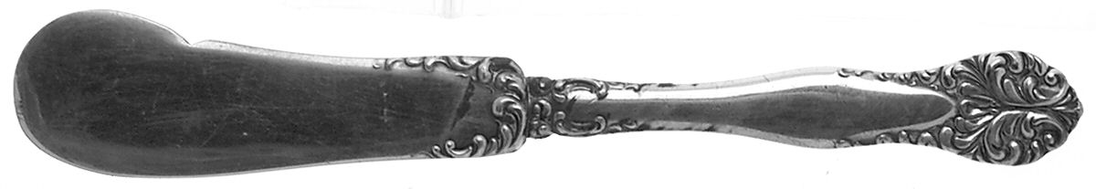 Leonora-Lenora (Silverplate, 1905) Flat Handle Butter Spreader by Oneida Silver-1