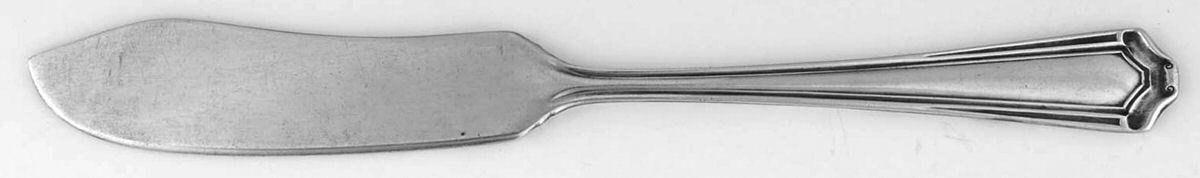 Lexington (Silverplate, 1914) Flat Handle Butter Spreader by Oneida Silver-1