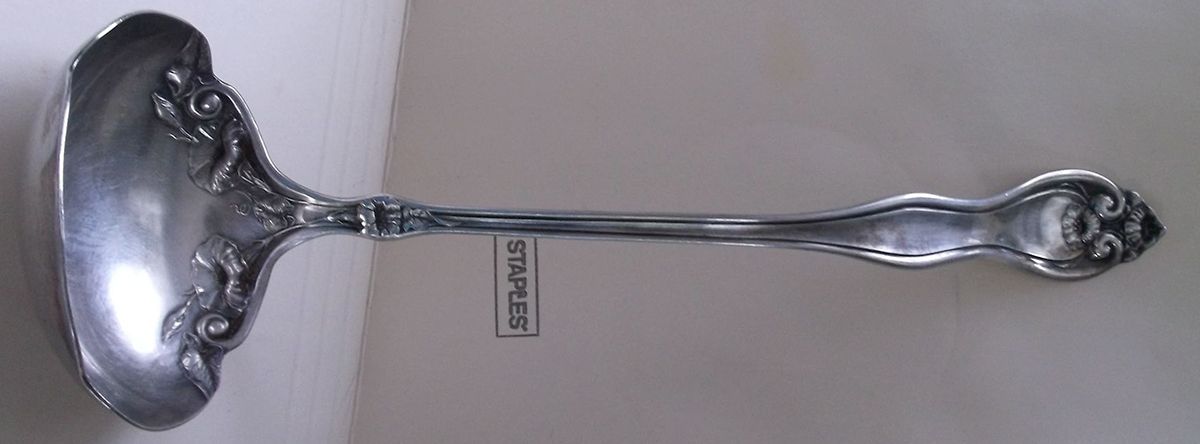 Leyland (Silverplate, 1910) Solid Soup Ladle by Oneida Silver-1