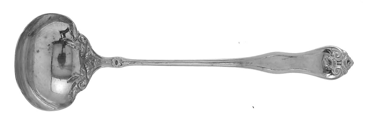 Leyland (Silverplate, 1910) Solid Piece Cream Ladle by Oneida Silver-1