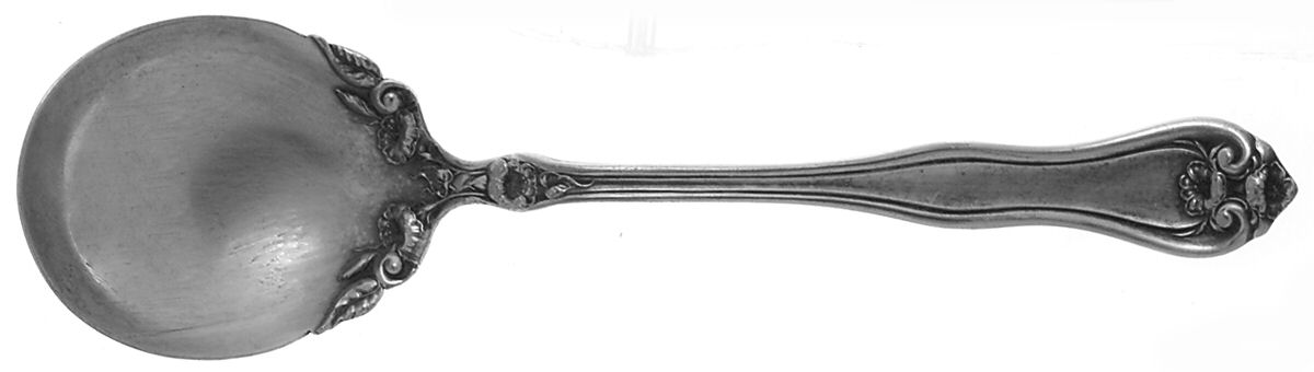 Leyland (Silverplate, 1910) Sugar Spoon by Oneida Silver-1