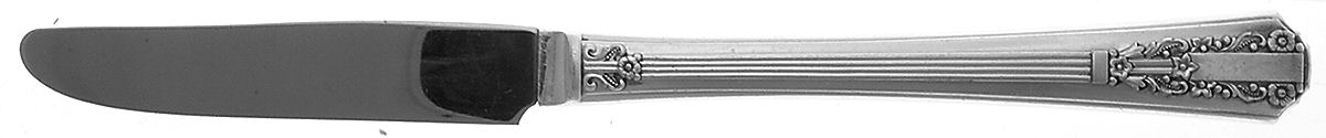 Lido (Silverplate, 1938) New French Hollow Grille Knife by Oneida Silver-1