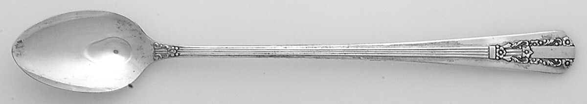 Lido (Silverplate, 1938) Iced Tea Spoon by Oneida Silver-1