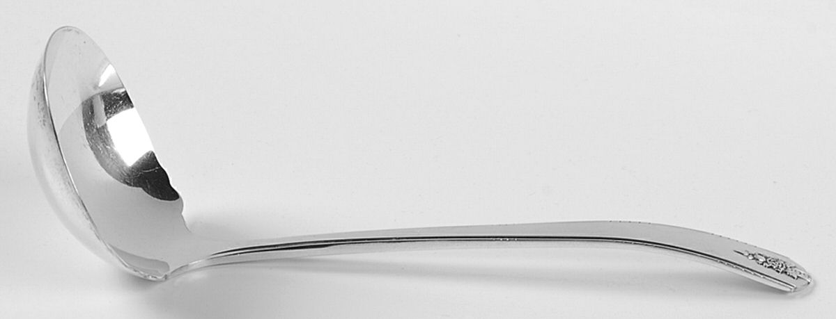 Linda (Silverplate, 1949) Solid Gravy Ladle by Oneida Silver-1